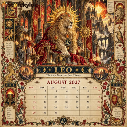 🏅2027 Zodiac Grimoire Calendar™ | 12 Signs 12 Forbidden Chapters