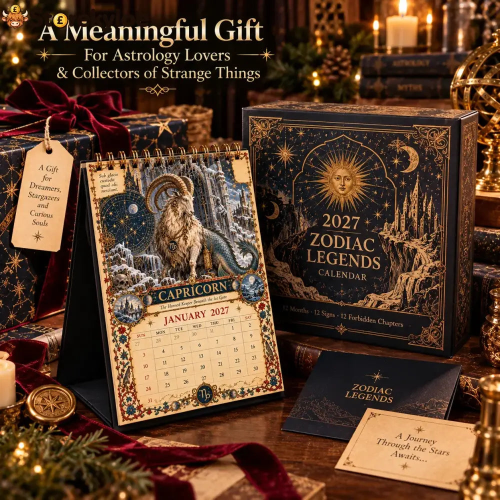 🏅2027 Zodiac Grimoire Calendar™ | 12 Signs 12 Forbidden Chapters