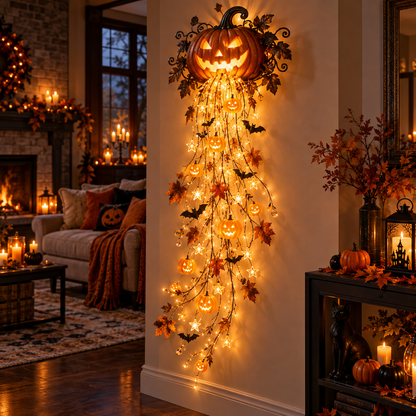 🔥Last Day 49% OFF -✨Elegant Halloween Cascade Wall Light Collection