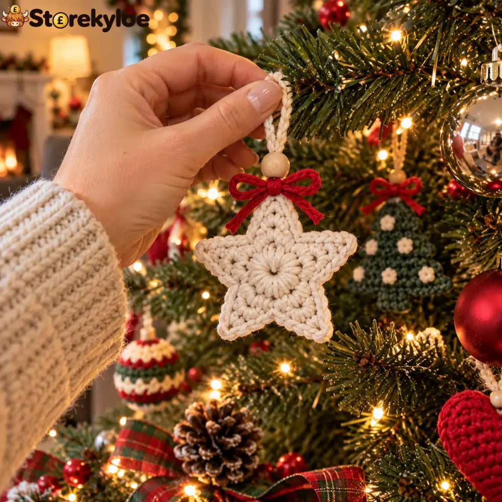 🌳24-Day Crochet Christmas Advent Calendar – 24 Surprise DIY Ornament Kits to Make & Hang 🧶