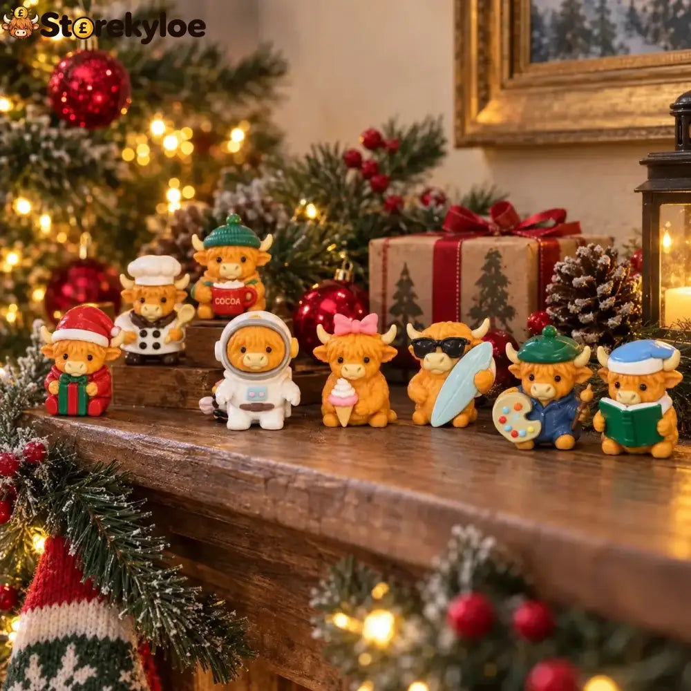 24-Day Highland Cow Advent Calendar