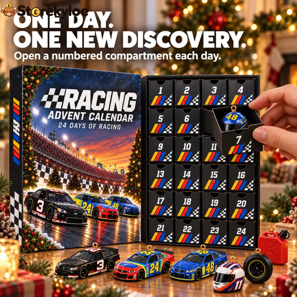 🏁🎄 24-Day Racing Advent Calendar – Daily Collectible Surprises for Motorsport Fans 🎁