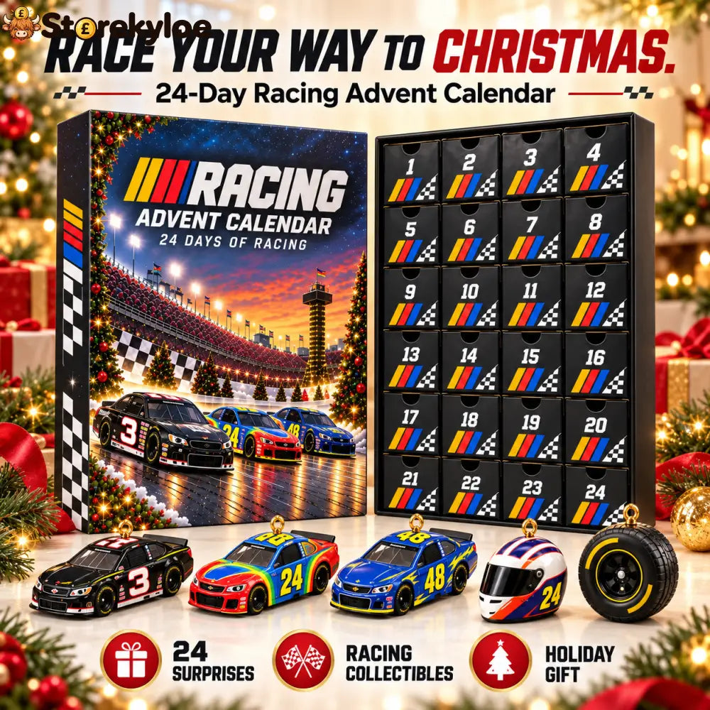 🏁🎄 24-Day Racing Advent Calendar – Daily Collectible Surprises for Motorsport Fans 🎁
