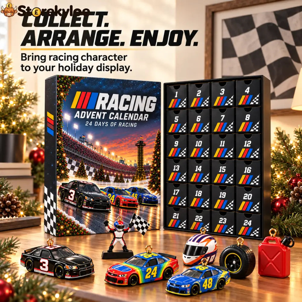 🏁🎄 24-Day Racing Advent Calendar – Daily Collectible Surprises for Motorsport Fans 🎁