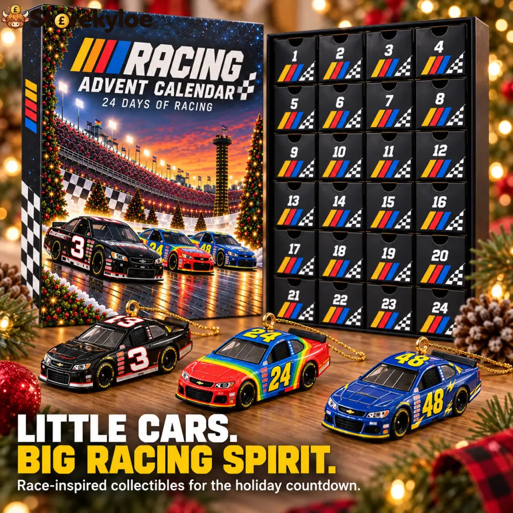 🏁🎄 24-Day Racing Advent Calendar – Daily Collectible Surprises for Motorsport Fans 🎁