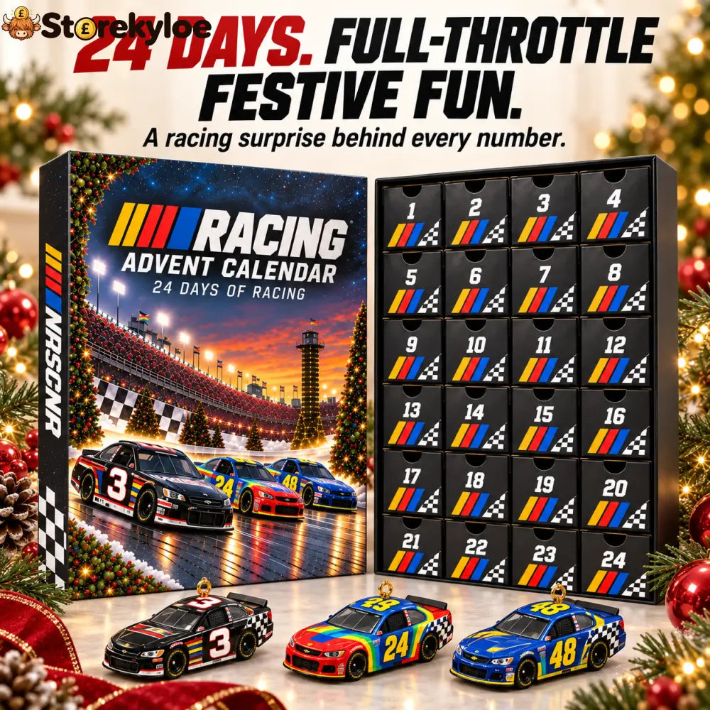 🏁🎄 24-Day Racing Advent Calendar – Daily Collectible Surprises for Motorsport Fans 🎁