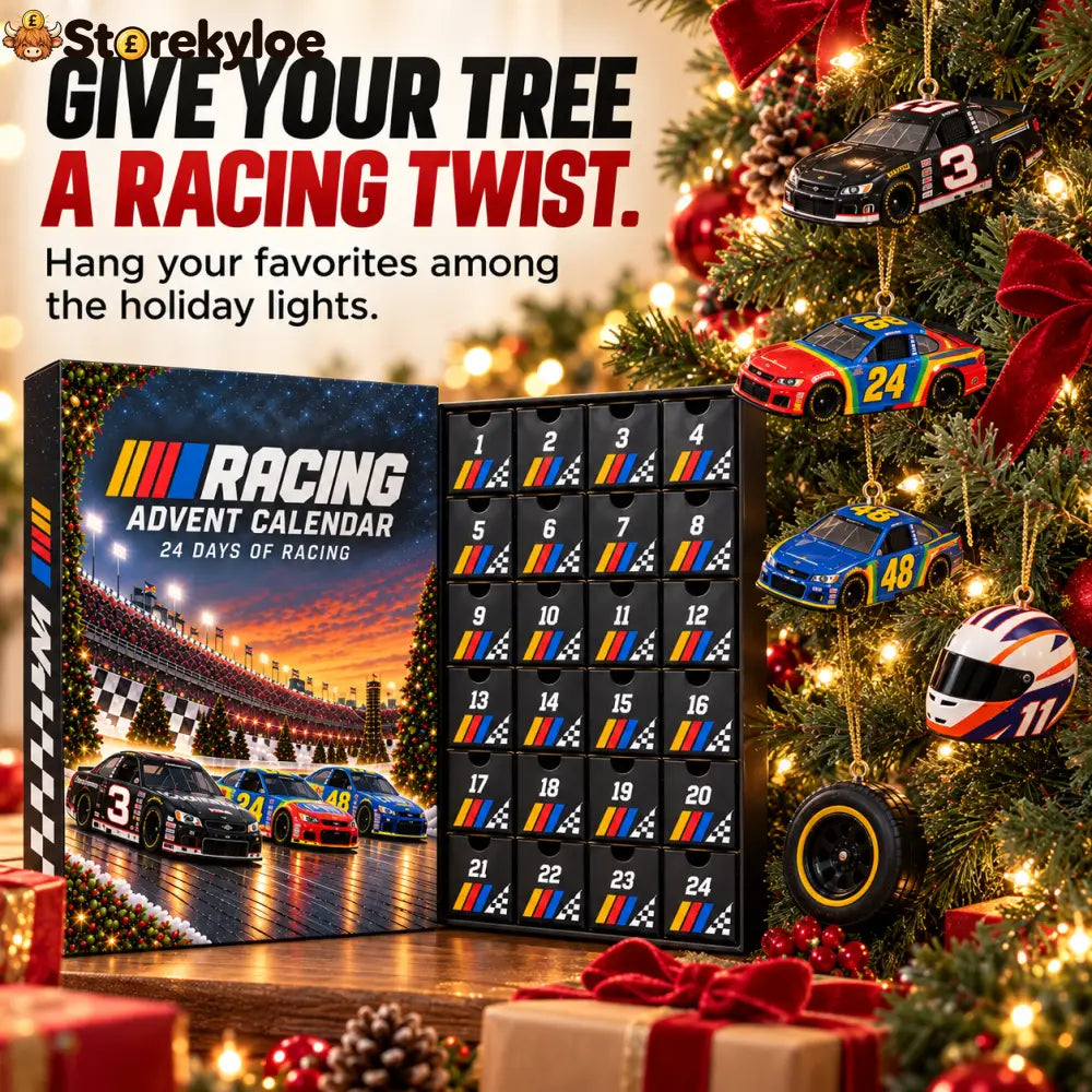 🏁🎄 24-Day Racing Advent Calendar – Daily Collectible Surprises for Motorsport Fans 🎁