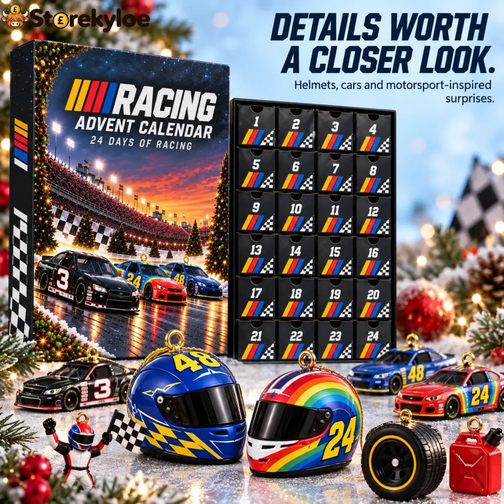 🏁🎄 24-Day Racing Advent Calendar – Daily Collectible Surprises for Motorsport Fans 🎁