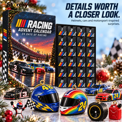 🏁🎄 24-Day Racing Advent Calendar – Daily Collectible Surprises for Motorsport Fans 🎁