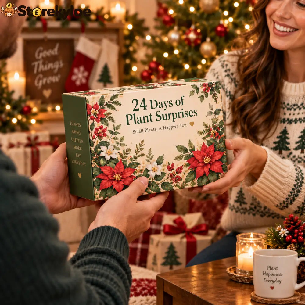 🌸🎁 24 Days of Blooming Joy™ – Mini Plant Figurines Advent Calendar