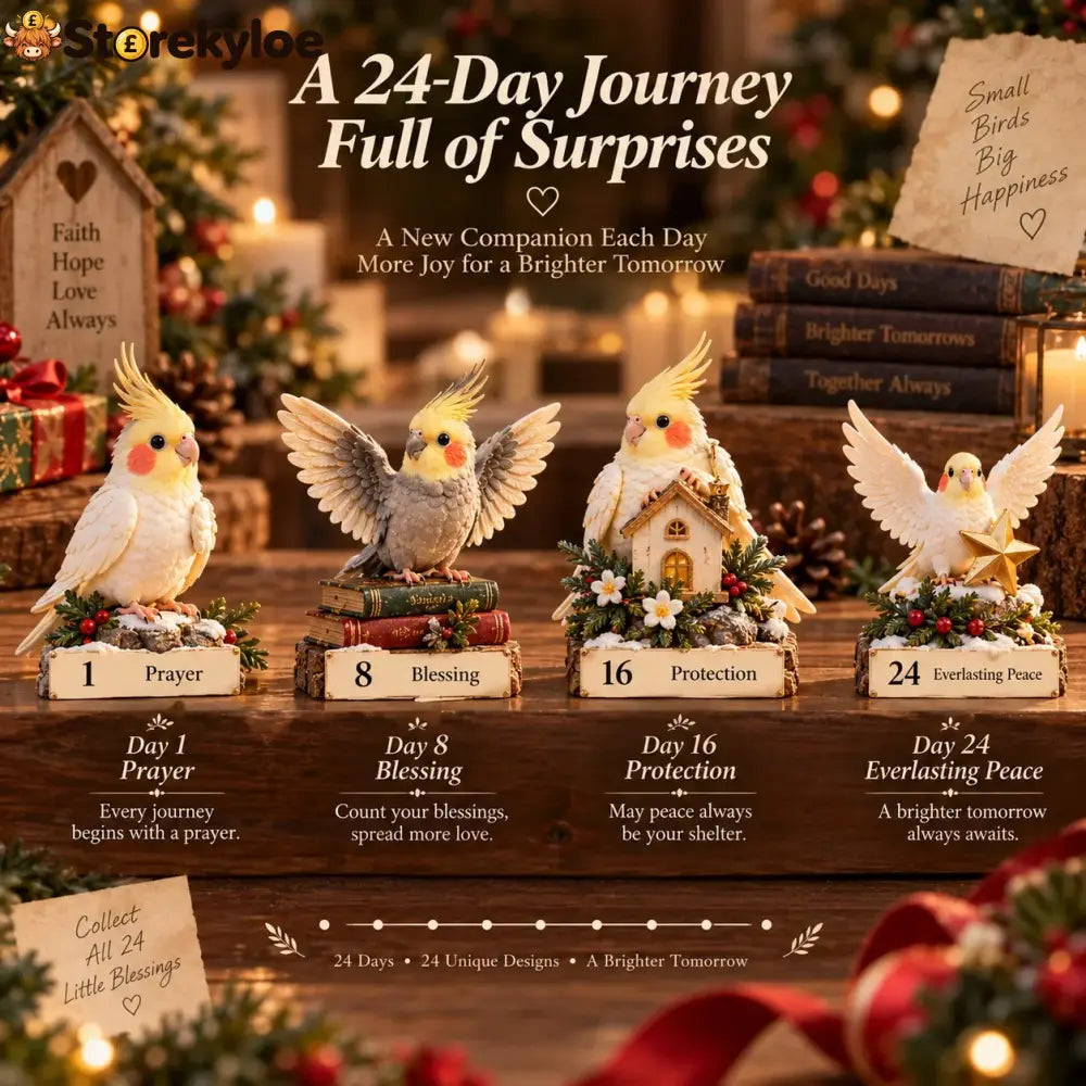 🐦 24 Days of Cockatiel Joy, 24 Little Personalities to Discover - shengdanyingwu