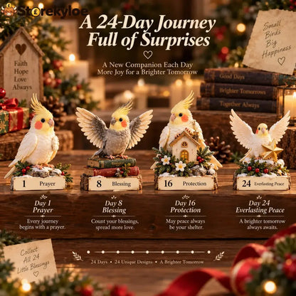 🐦 24 Days of Cockatiel Joy, 24 Little Personalities to Discover - shengdanyingwu
