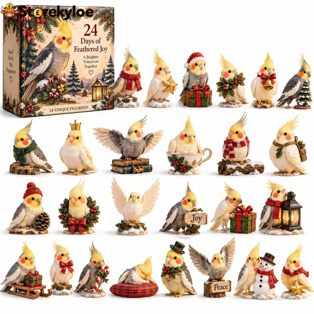 🐦 24 Days of Cockatiel Joy, 24 Little Personalities to Discover - shengdanyingwu