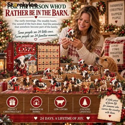 24 Days of Farmhouse Christmas – A Cow Lover’s Holiday Collection🐄❤️