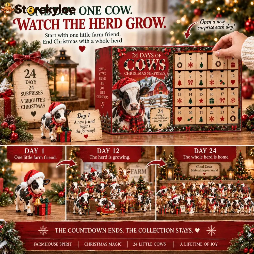 24 Days of Farmhouse Christmas – A Cow Lover’s Holiday Collection🐄❤️