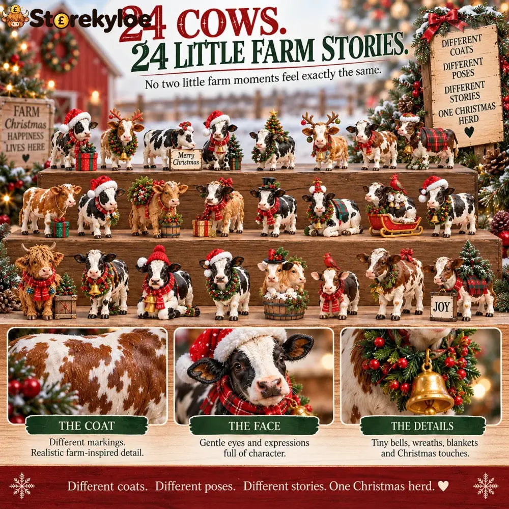 24 Days of Farmhouse Christmas – A Cow Lover’s Holiday Collection🐄❤️