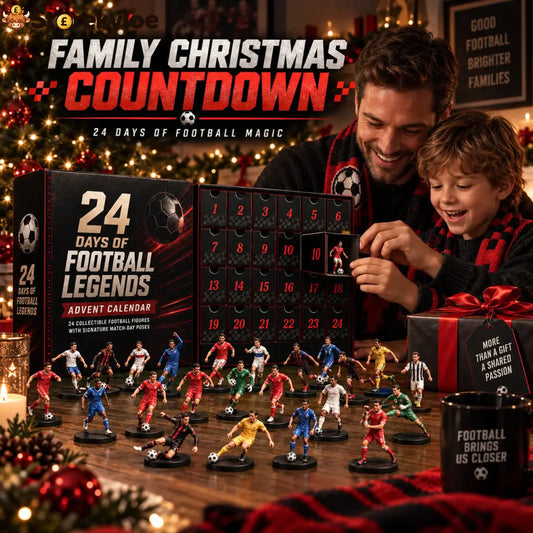 24 Days of Football Legends Advent Calendar | 24 Collectible Player Figures