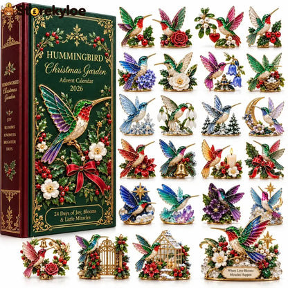 24 Days of Joy in Bloom, Hummingbird Christmas Garden Advent Calendar 2026