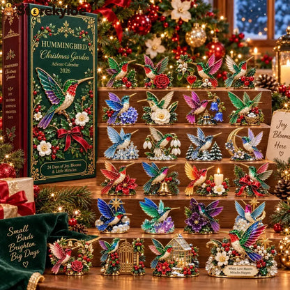 24 Days of Joy in Bloom, Hummingbird Christmas Garden Advent Calendar 2026