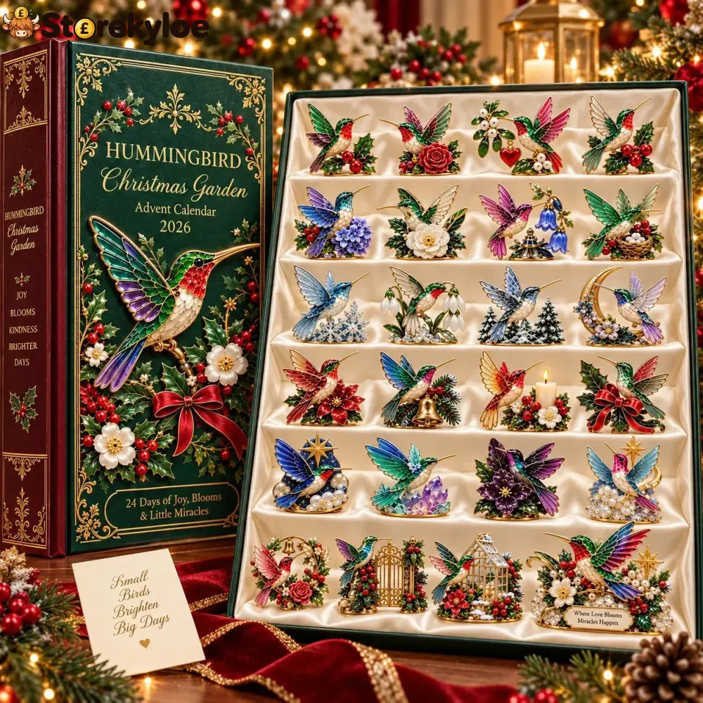24 Days of Joy in Bloom, Hummingbird Christmas Garden Advent Calendar 2026