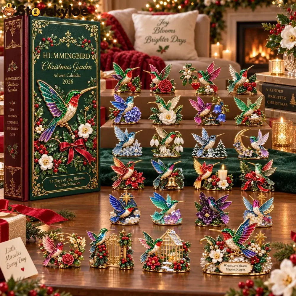 24 Days of Joy in Bloom, Hummingbird Christmas Garden Advent Calendar 2026