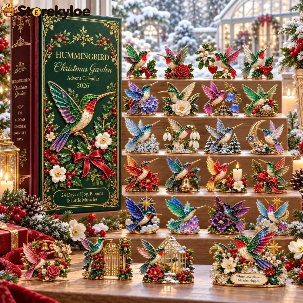 24 Days of Joy in Bloom, Hummingbird Christmas Garden Advent Calendar 2026