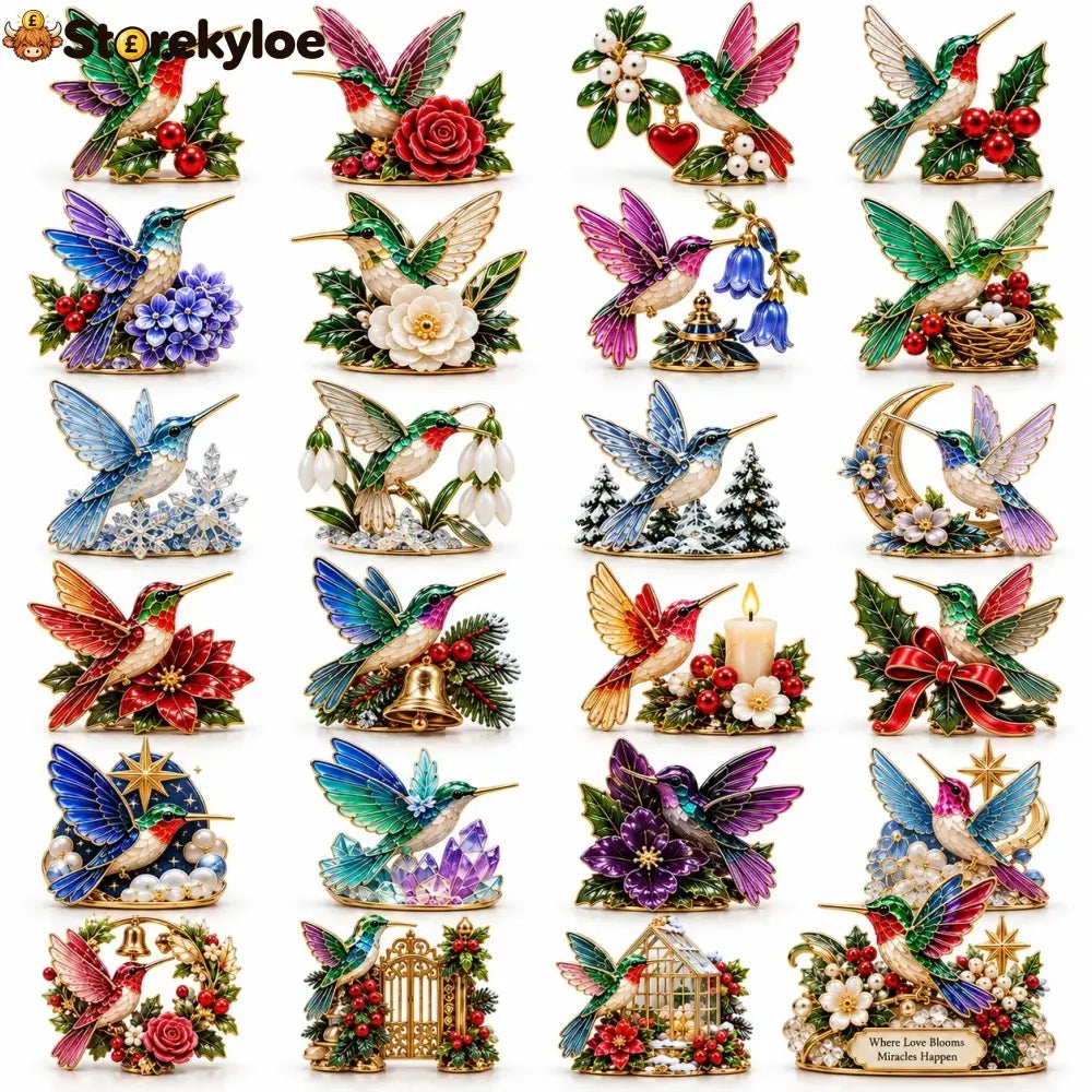 24 Days of Joy in Bloom, Hummingbird Christmas Garden Advent Calendar 2026