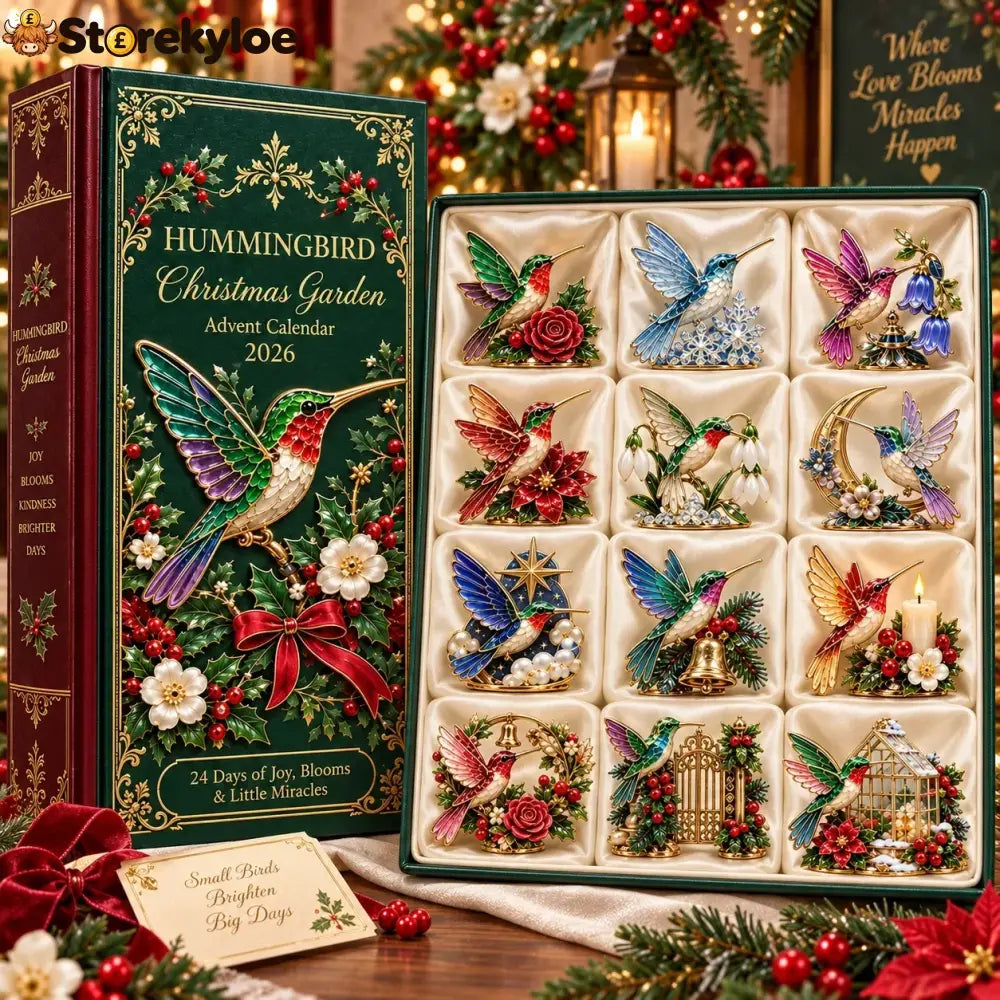 24 Days of Joy in Bloom, Hummingbird Christmas Garden Advent Calendar 2026