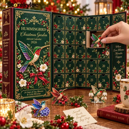 24 Days of Joy in Bloom, Hummingbird Christmas Garden Advent Calendar 2026
