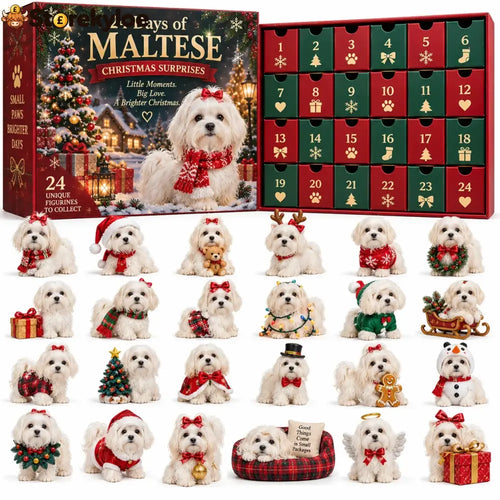24 Days of Maltese Joy – A Christmas Collection of Little Moments & Big Love🐾❤️