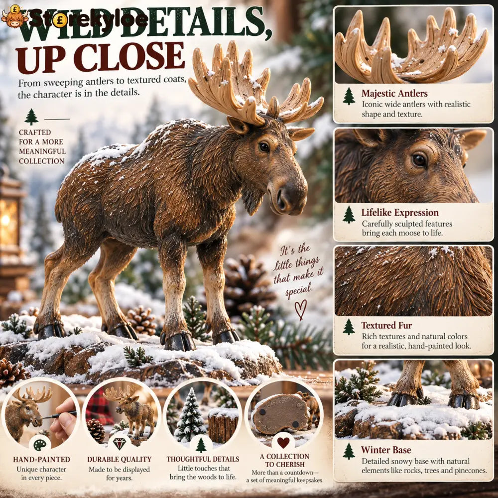 🌲24 Days of Moose – 24-Piece North Woods Christmas Collection