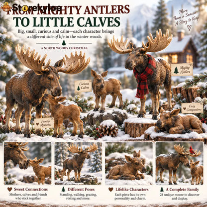 🌲24 Days of Moose – 24-Piece North Woods Christmas Collection
