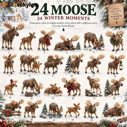 🌲24 Days of Moose – 24-Piece North Woods Christmas Collection