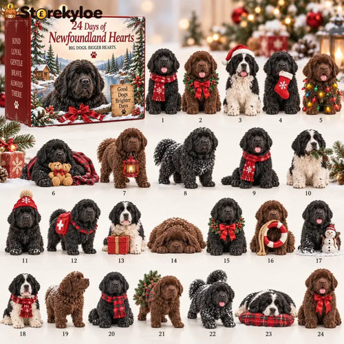 24 Days Of Newfoundland Hearts, 24 Gentle Giants One Very Big Family ❤️🐾