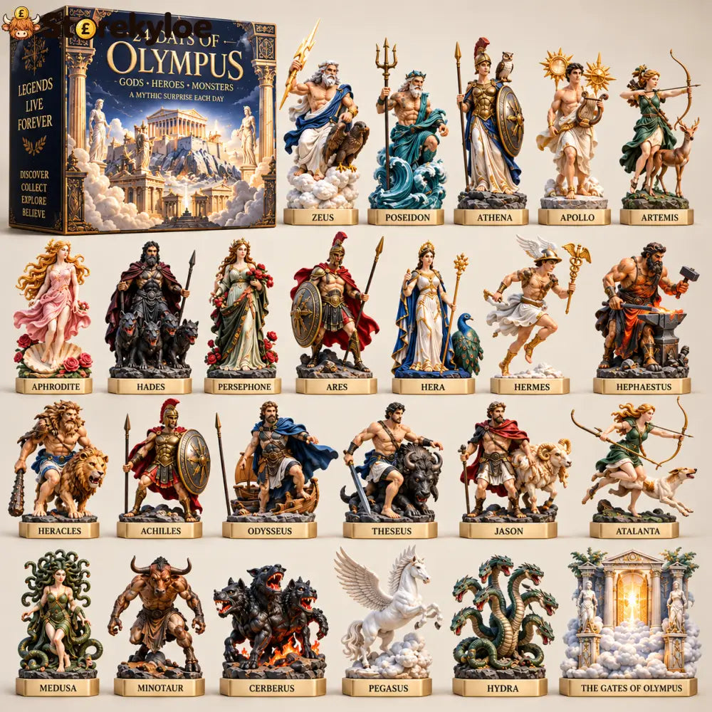 24 Days of Olympus – Gods Heroes & Monsters Mythology Collection ⚡🏛️