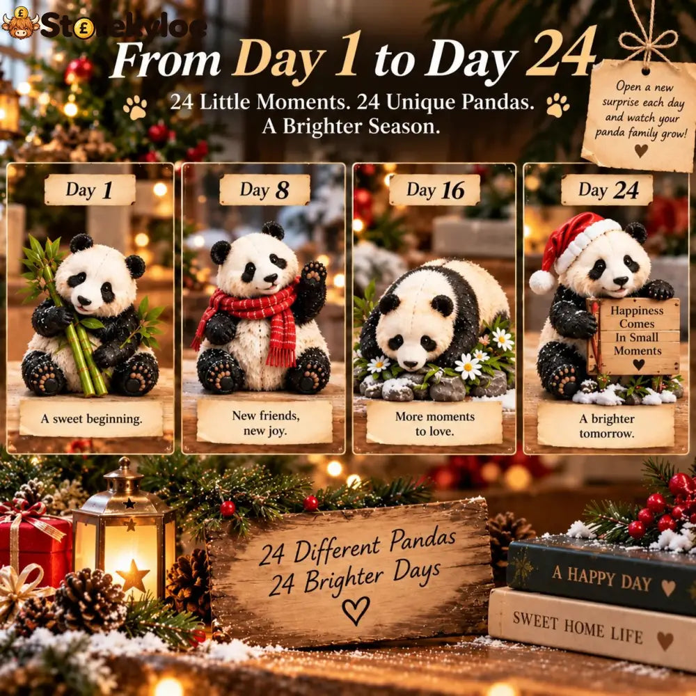 ✨🐼 24 Days of Panda – 24 Little Moments A Brighter Christmas