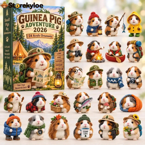 24 Days of Tiny Adventures – Guinea Pig Christmas Advent Calendar 2026
