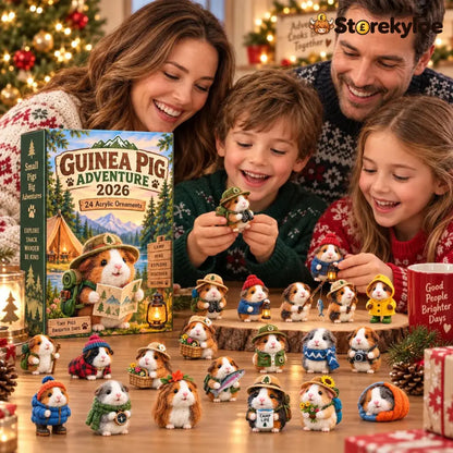 🐹🌲 24 Days of Tiny Adventures – Guinea Pig Christmas Collector Countdown 2026 - 🔥HOT SALE