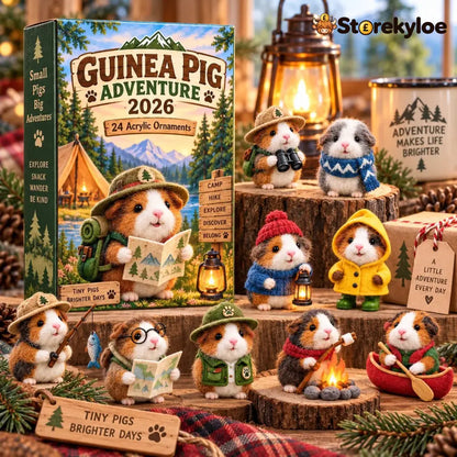 🐹🌲 24 Days of Tiny Adventures – Guinea Pig Christmas Collector Countdown 2026 - 🔥HOT SALE