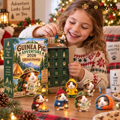 🐹🌲 24 Days of Tiny Adventures – Guinea Pig Christmas Collector Countdown 2026 - 🔥HOT SALE