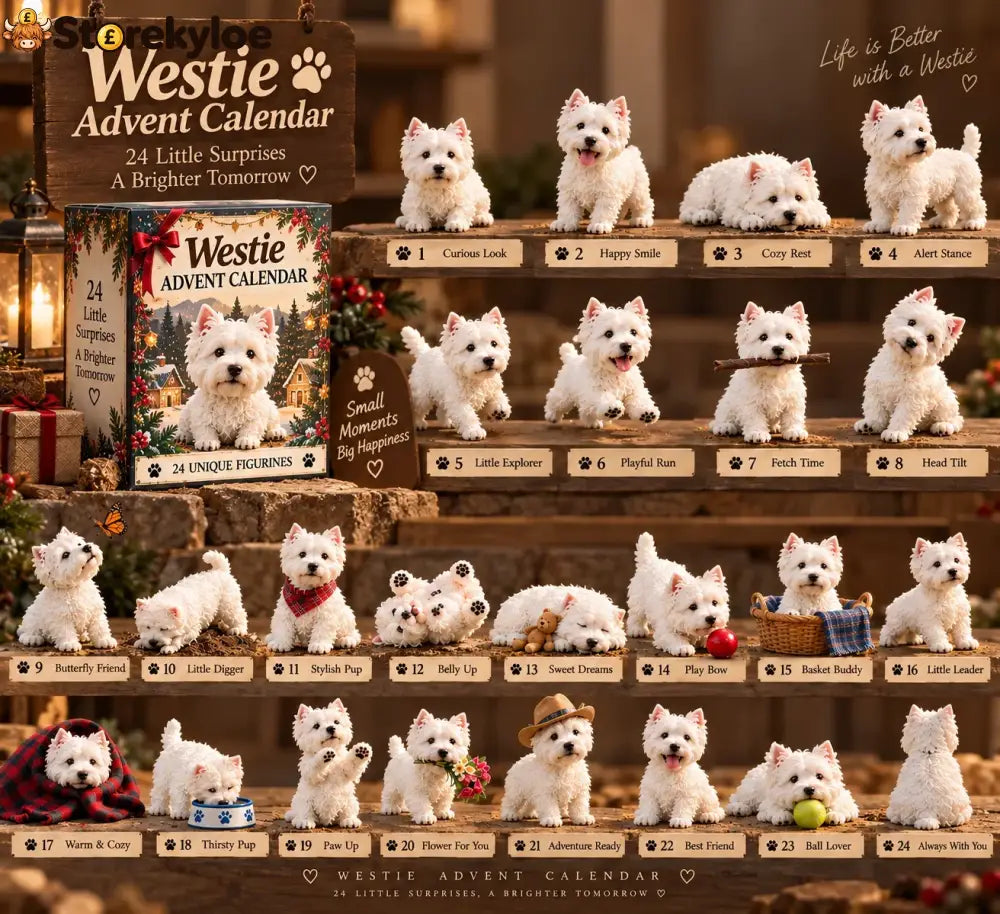 ❤️🐕 24 Days of Westies, 24 Little Personalities One Big Love