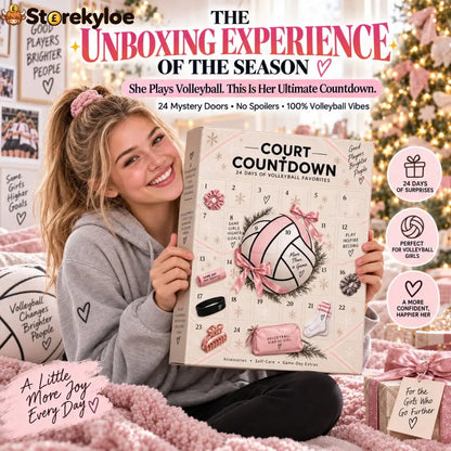 🏐 24 Days. 24 Surprises. One Volleyball-Obsessed Christmas., 2026 Court Countdown Mystery Box