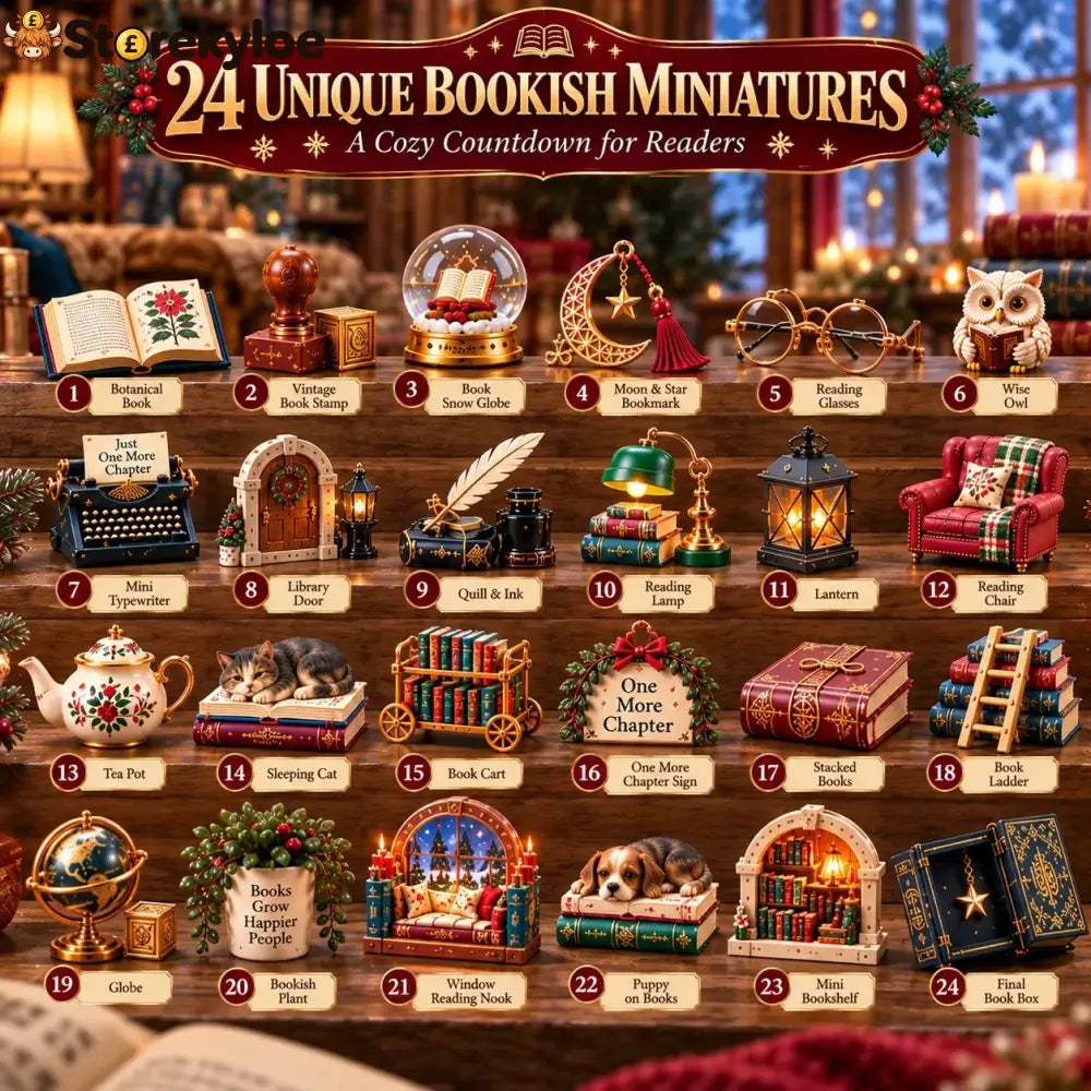 24 Nights Of Bookish Joy, A Cozy Countdown For Readers