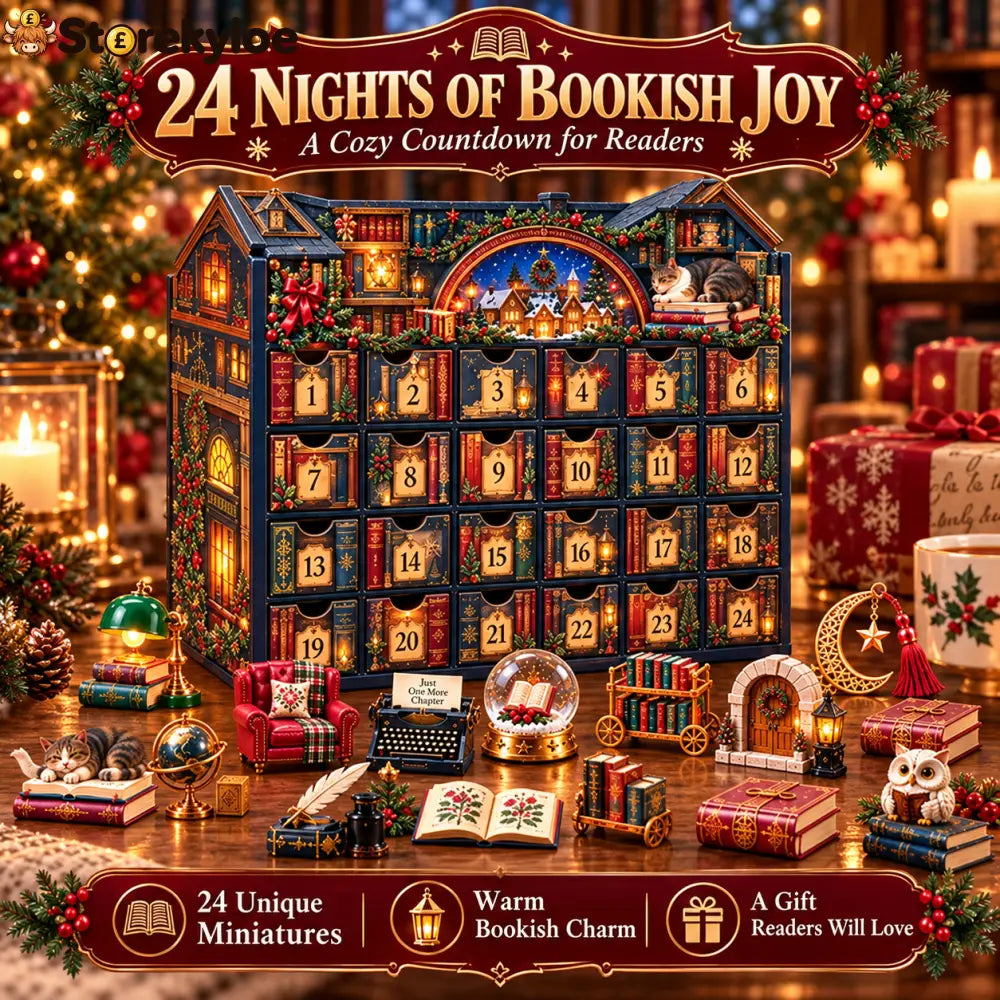 24 Nights of Bookish Joy, A Cozy Countdown for Readers