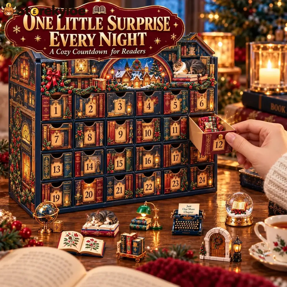 24 Nights Of Bookish Joy, A Cozy Countdown For Readers
