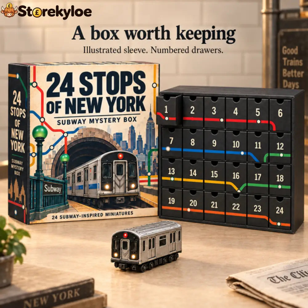 🚇 24 Stops of New York – Subway Mystery Advent Calendar 🗽