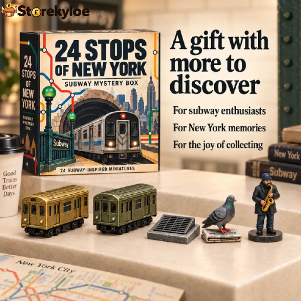 🚇 24 Stops of New York – Subway Mystery Advent Calendar 🗽