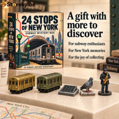 🚇 24 Stops of New York – Subway Mystery Advent Calendar 🗽