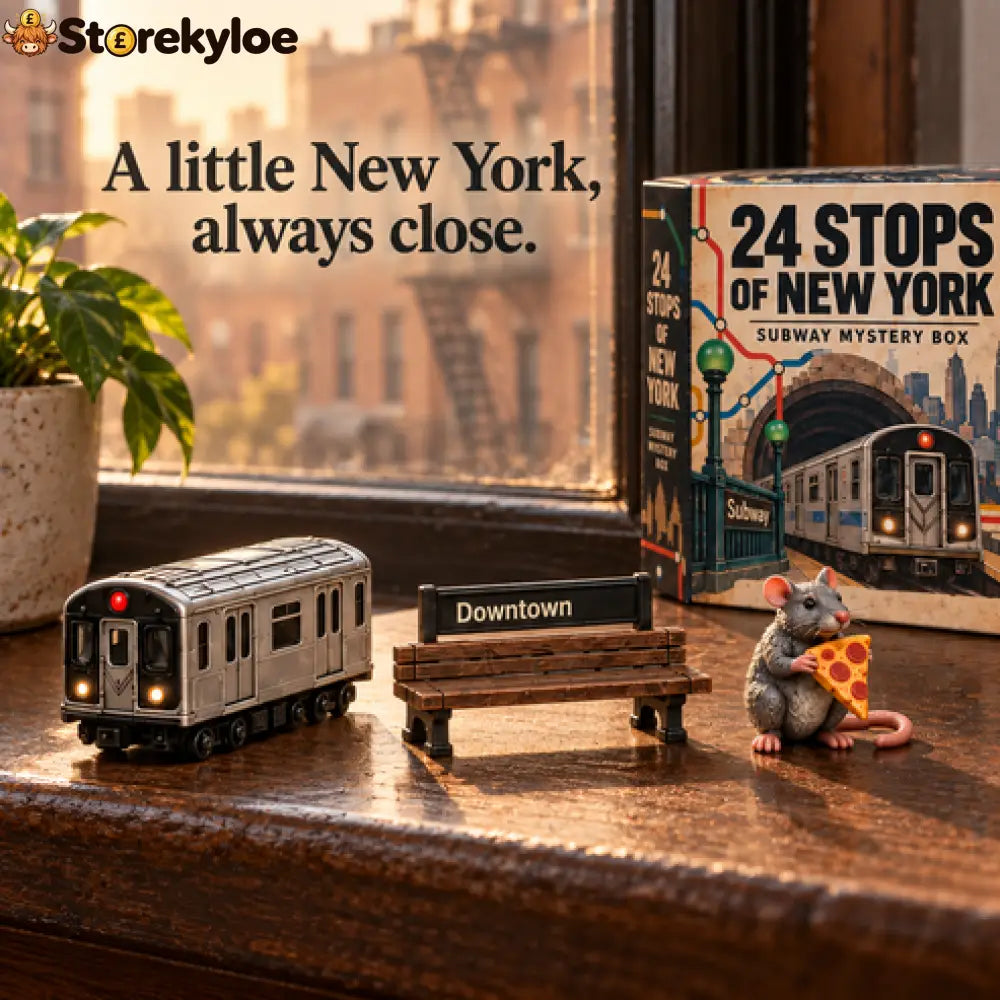 🚇 24 Stops of New York – Subway Mystery Advent Calendar 🗽