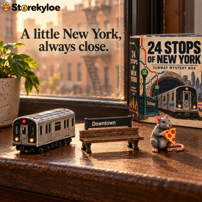 🚇 24 Stops of New York – Subway Mystery Advent Calendar 🗽